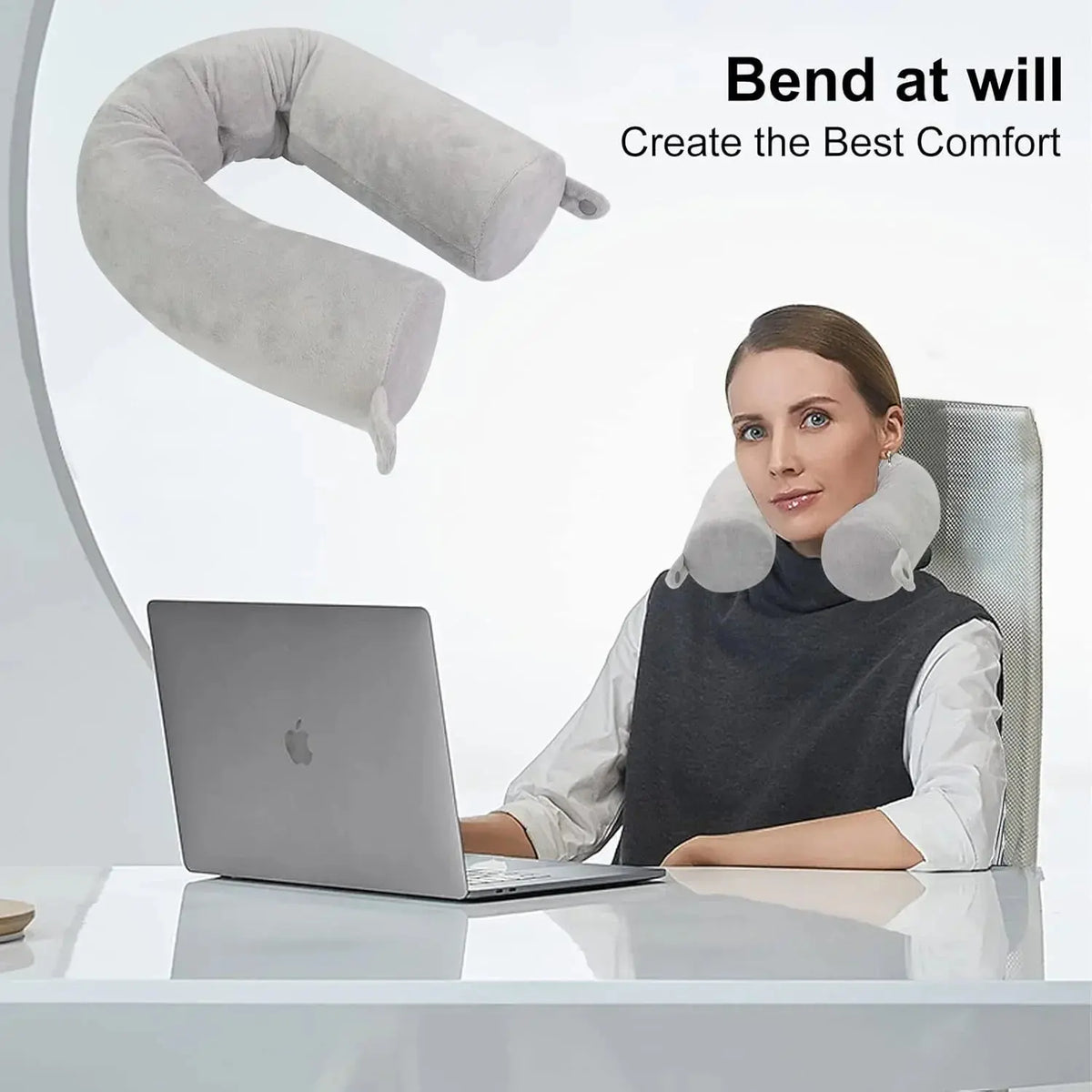 Slumblr® Bendable U-Shaped Travel Pillow