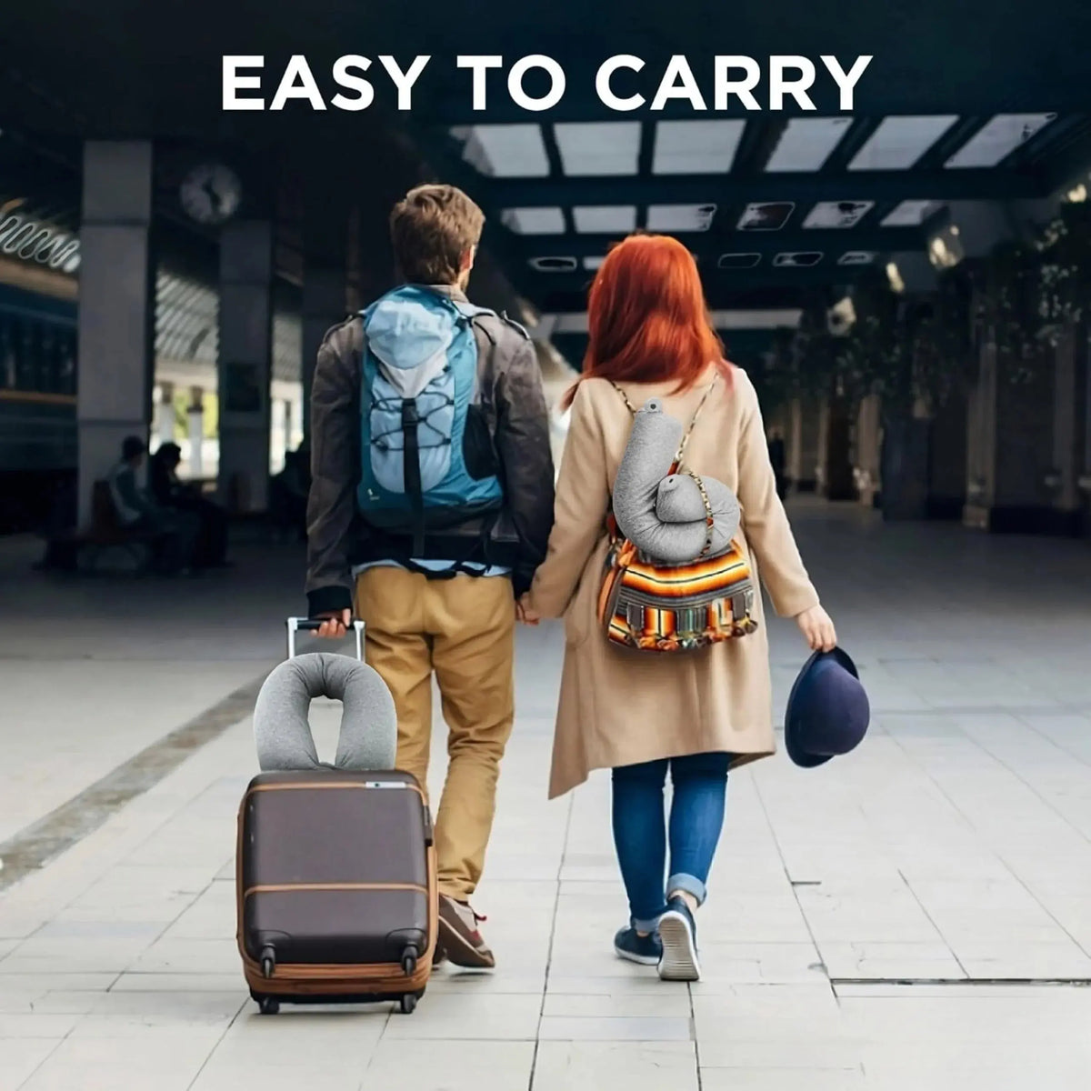 Slumblr® Bendable U-Shaped Travel Pillow