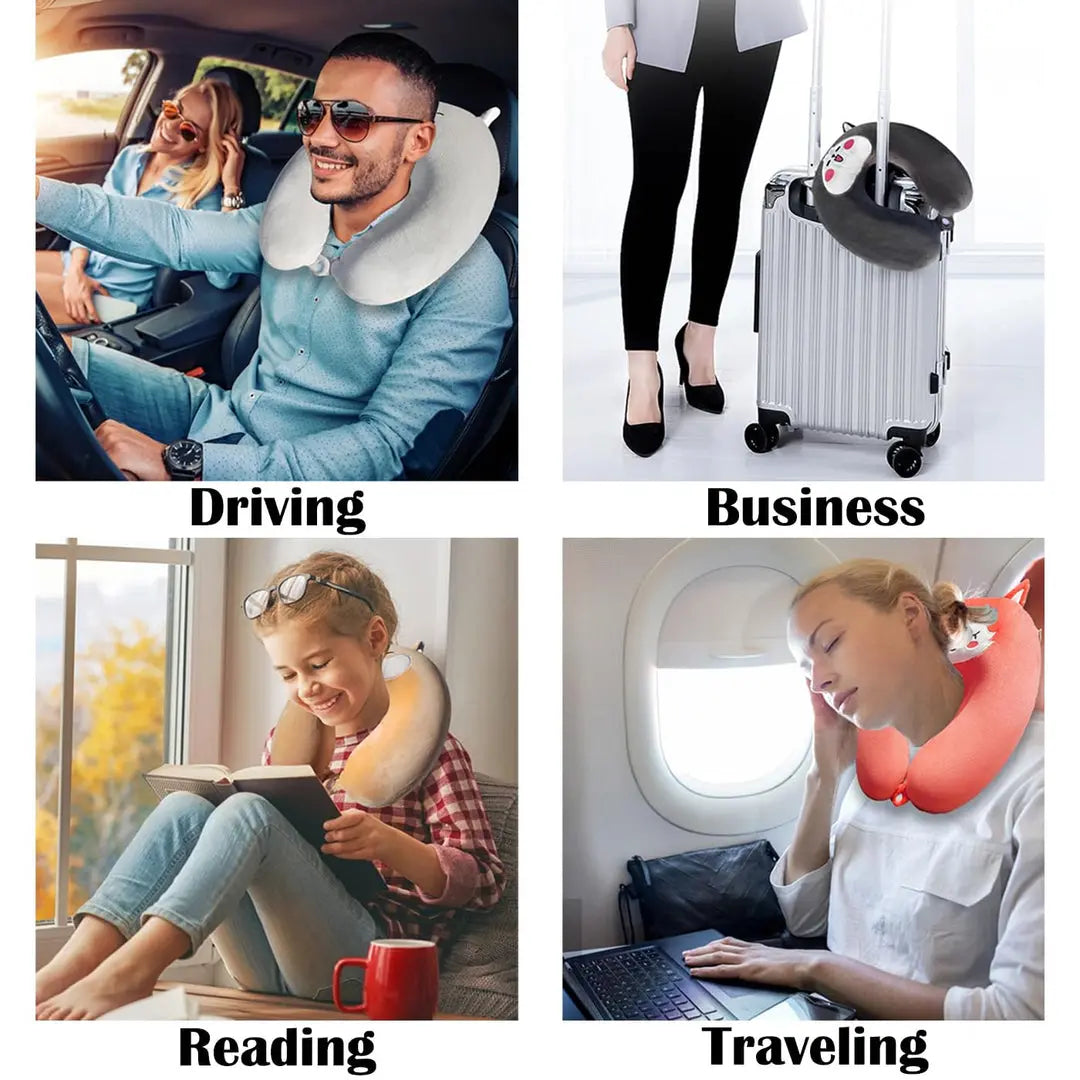 Slumblr® Cartoon U Shaped Travel Pillow