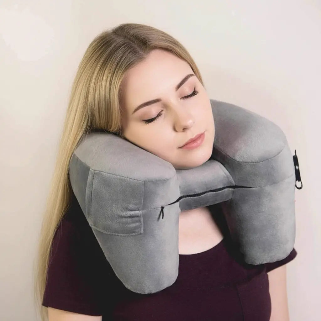 Slumblr® Inflatable H-Type Neck Travel Pillow