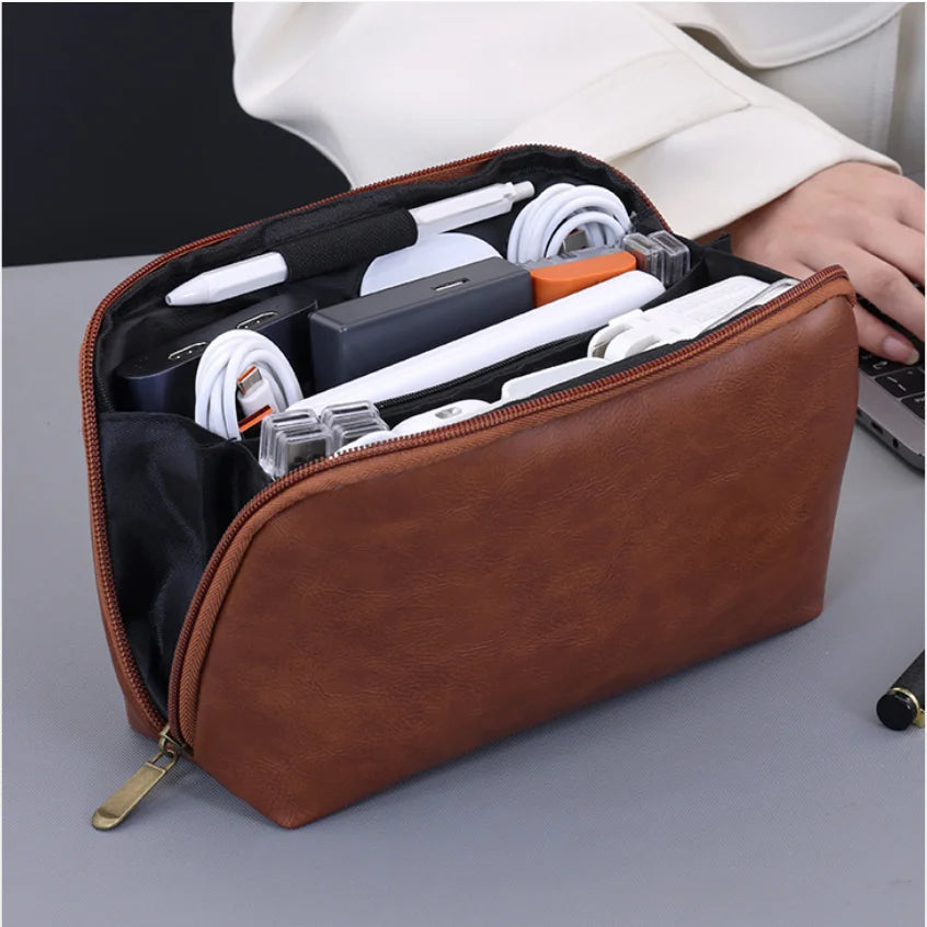 New Portable Wire USB Organizer Bag Travel Earphone Powerbank Data Lines Storage Pouch Large Capacity Mouse Cable Bag