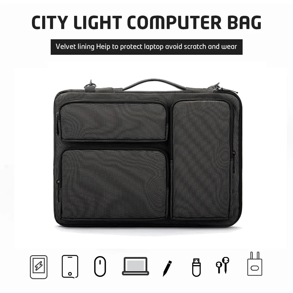 Laptop Case 13 14 15.6 inch Carrying Sleeve For Macbook Air M2 13.3 Pro 14 M1 Cover Huawei Xiaomi HP Dell Lenovo Asus Shell BAG