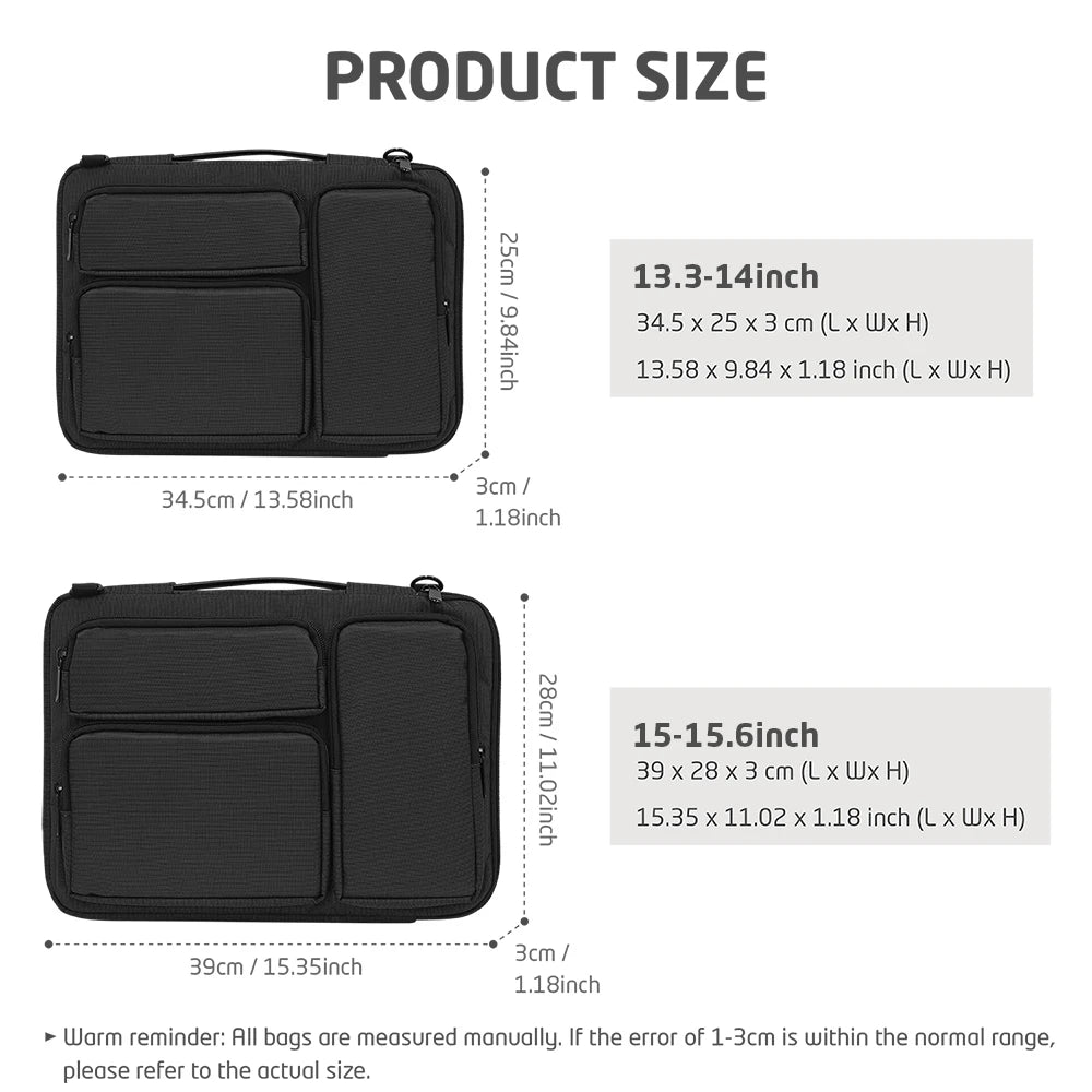 Laptop Case 13 14 15.6 inch Carrying Sleeve For Macbook Air M2 13.3 Pro 14 M1 Cover Huawei Xiaomi HP Dell Lenovo Asus Shell BAG