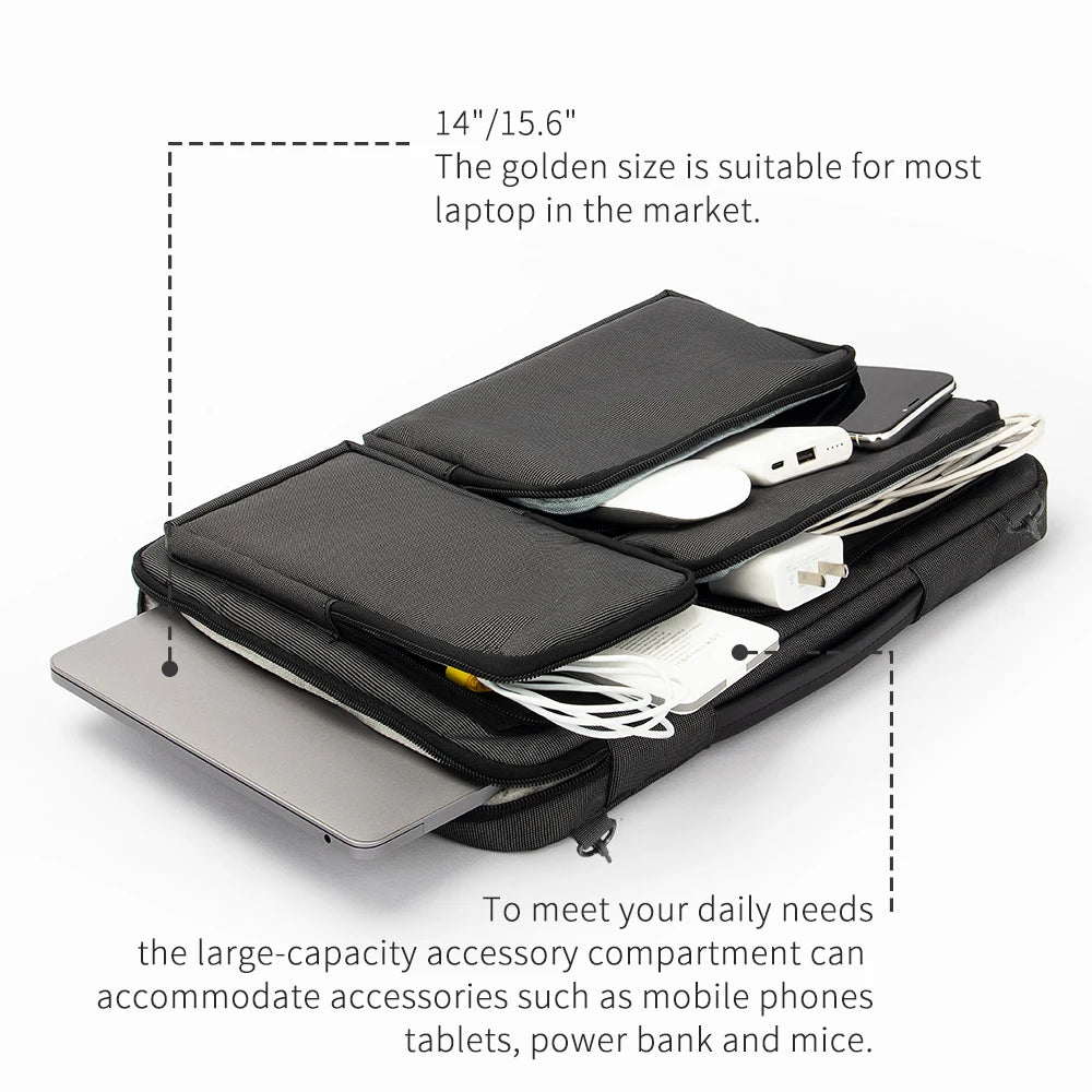 Laptop Case 13 14 15.6 inch Carrying Sleeve For Macbook Air M2 13.3 Pro 14 M1 Cover Huawei Xiaomi HP Dell Lenovo Asus Shell BAG
