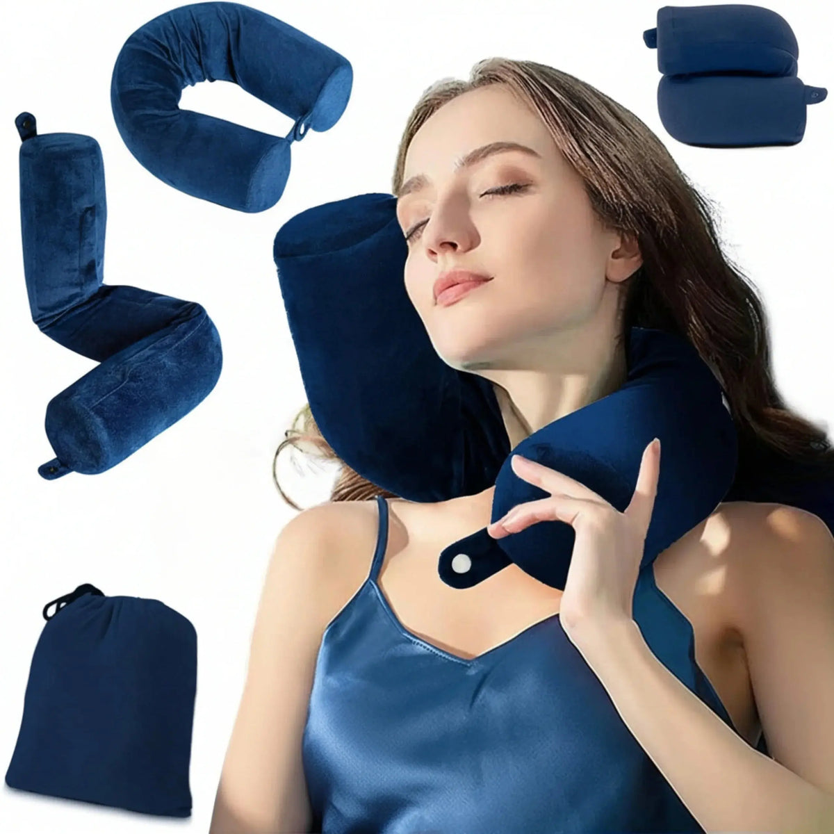 Slumblr® Bendable U-Shaped Travel Pillow