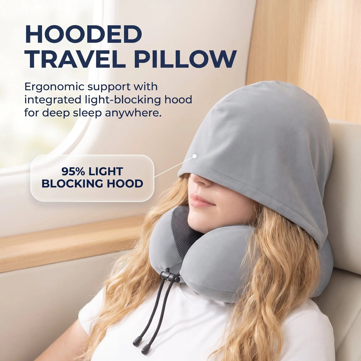 Slumblr® Hooded Travel Pillow