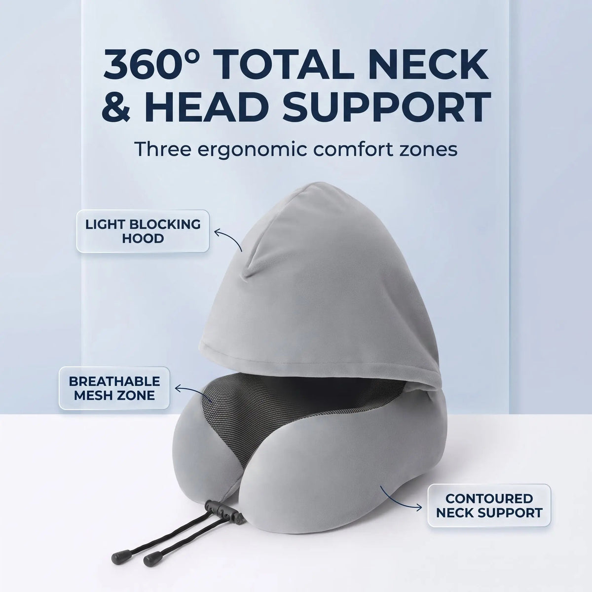 Slumblr® Hooded Travel Pillow
