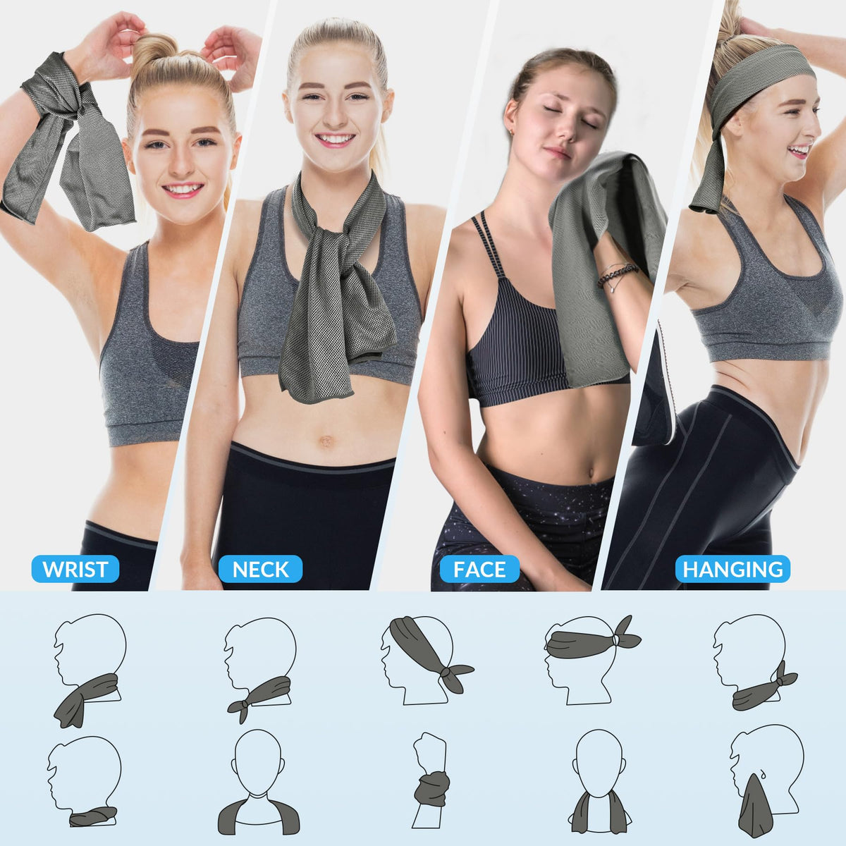 Goodinary® Microfiber Cooling Towel