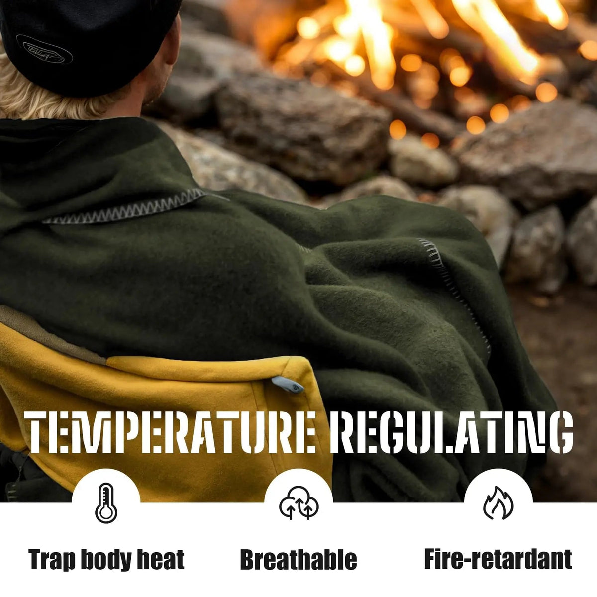 Goodinary® Winter Wool Outdoor Blanket
