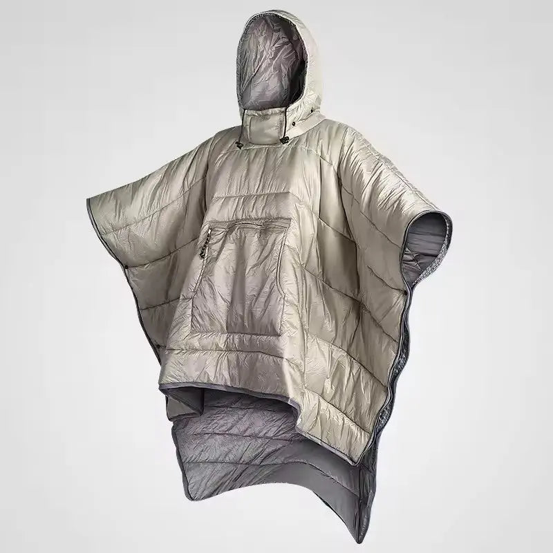 Goodinary® Hooded Camping Blanket Poncho