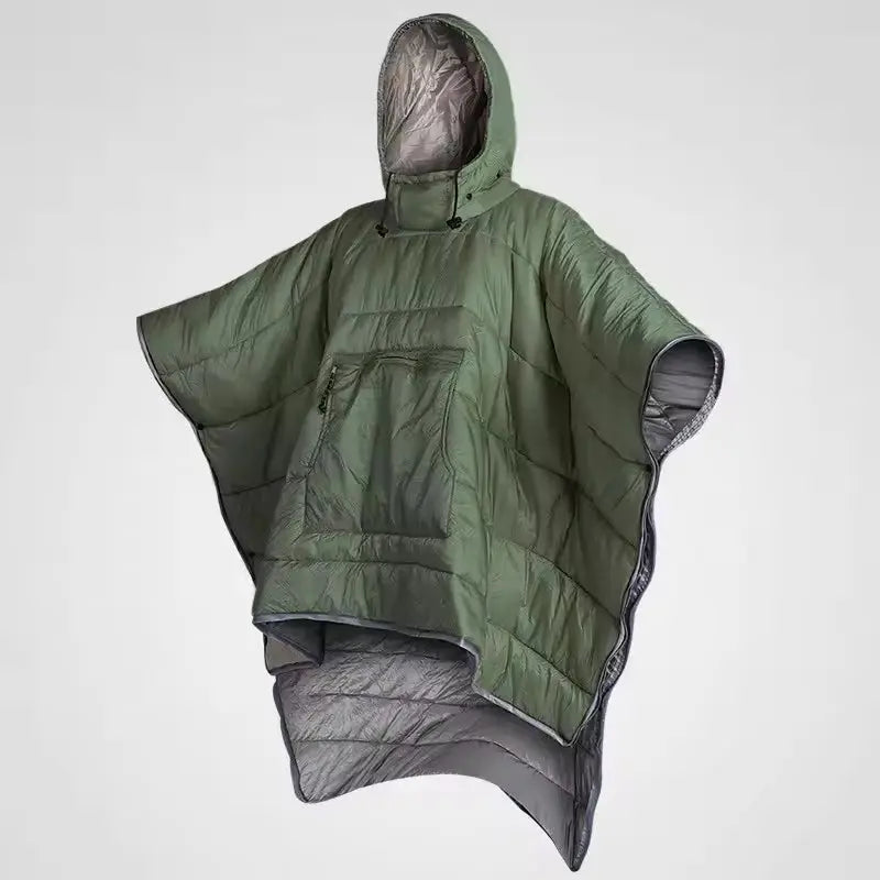 Goodinary® Hooded Camping Blanket Poncho